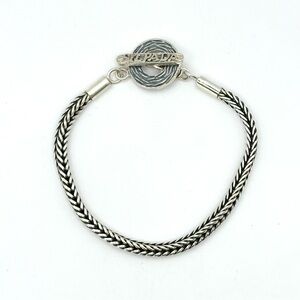 Silpada Retired B1704 Sterling Silver Foxtail Wheat Toggle Bracelet